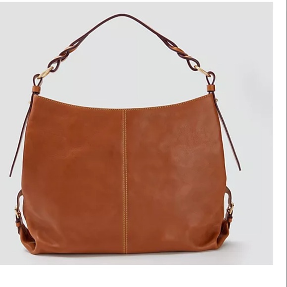 NEW Dooney & Bourke Florentine Leather Twist Sac Shoulder Bag - Picture 2 of 6